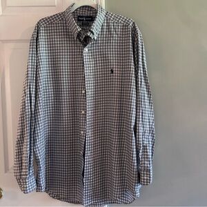 Ralph Lauren Blue Casual Button Down Shirt